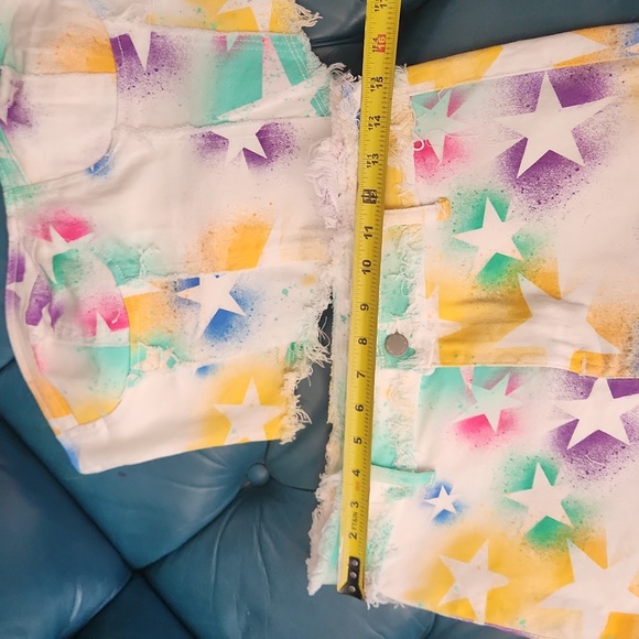 SHEIN Stars Denim Bustier Top and Mini Skirt Set - Picture 11 of 16